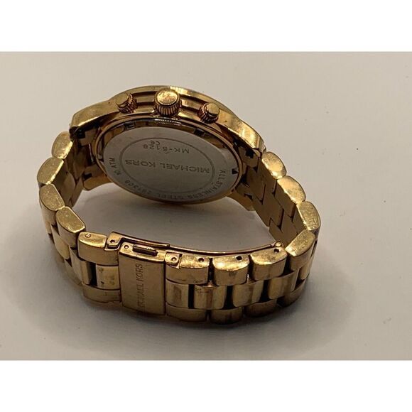 Michael Kors MK5128 Women's Stainless Steel Analog Rose Dial Quartz Watch JD345 - Picture 10 of 11